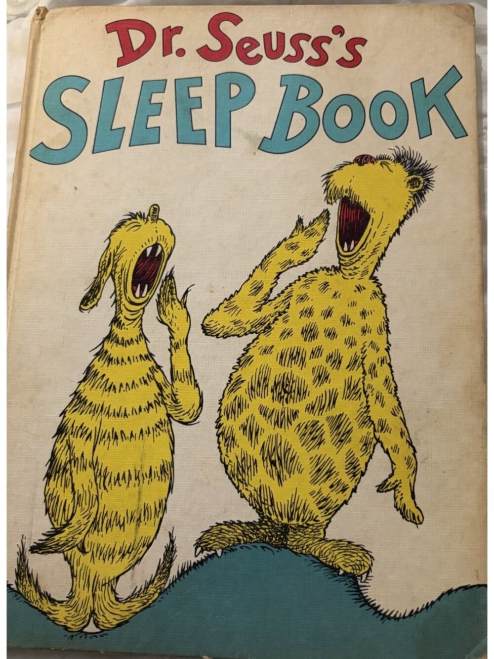 Dr. Seusss Sleep Book Hardcover Random House 1962 Classic Childrens Storybook